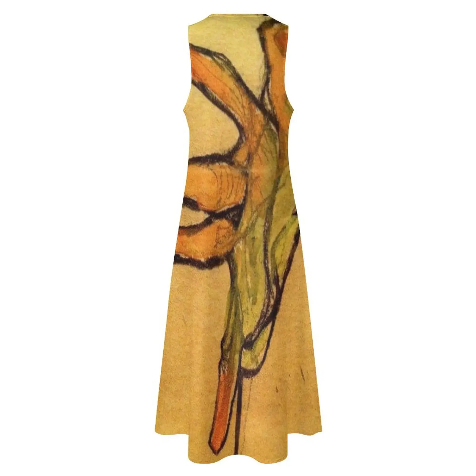 Egon schieles paintings Egon schiele artwork Egon schiele hand Long Dress Dress for girls summer dresses ladies 2024