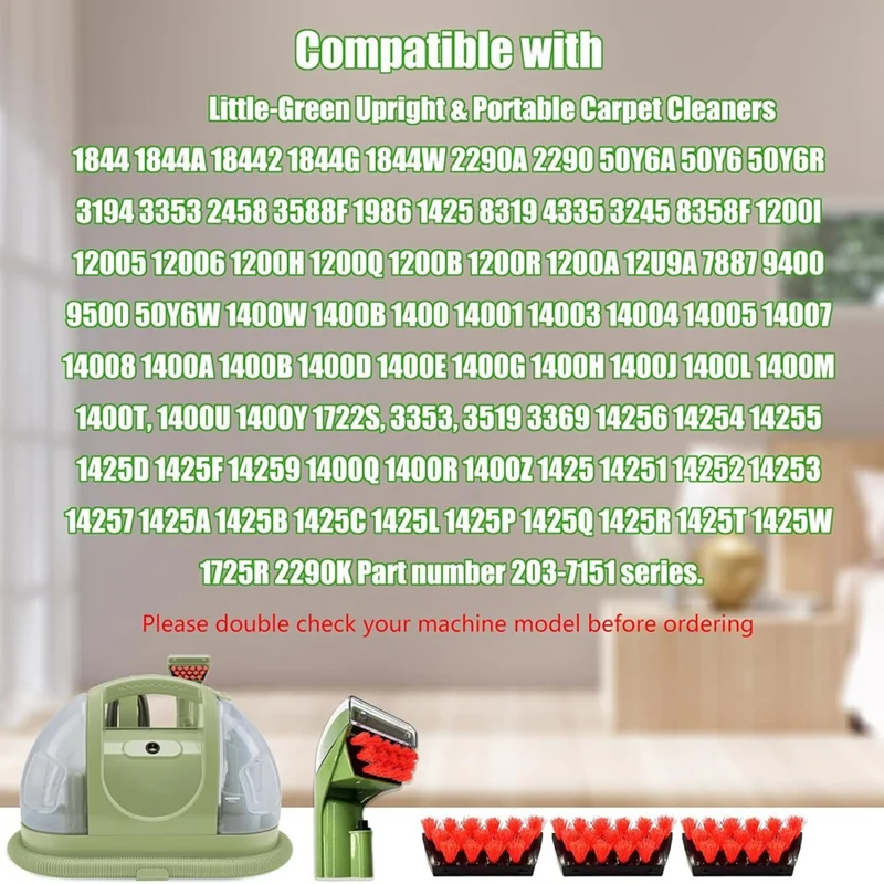 AB43 1400B-Reinigungsmaschine-Ersatzteile-Für-Bissell--2458-1986-1425-3194-3353-3588F-3698Z-Fleckenbürste-Werkzeug-Aufsätze-B