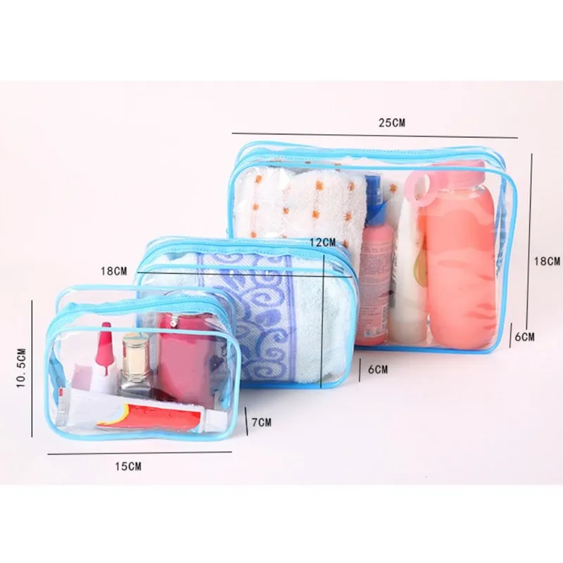 Swimming Bag Transparent Handbags Beach Pool Organizer For Women Sports Travel Bathing Storage Bag Waterproof Phone Pouch