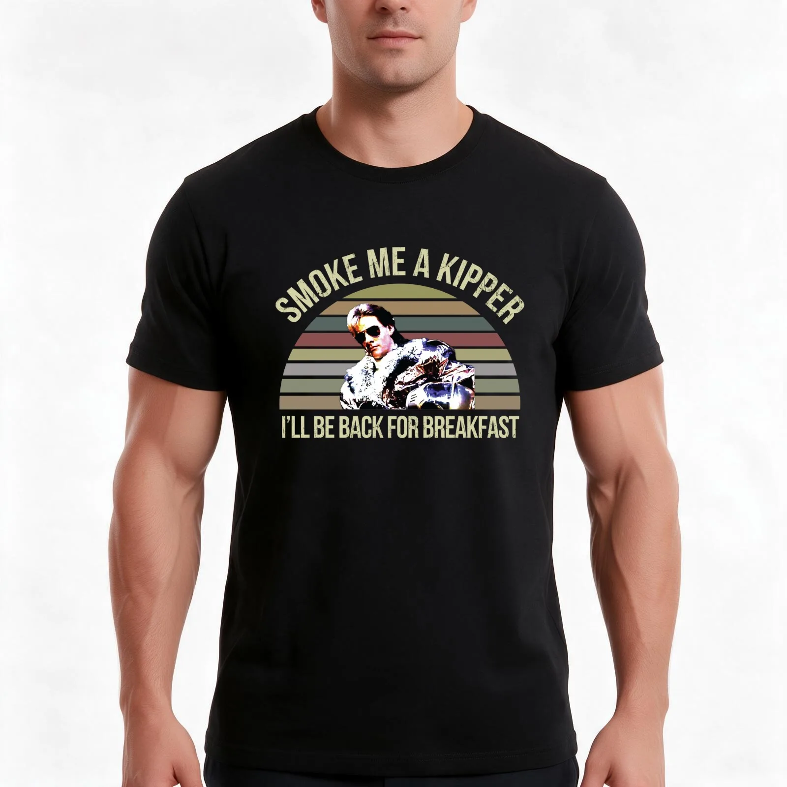 Ace Rimmer Smoke Me A Kipper Ill Be Back For Breakfast Unisex Graphic Trending Unisex Youth Shirt Customize T-Shirt, 100% Cotton