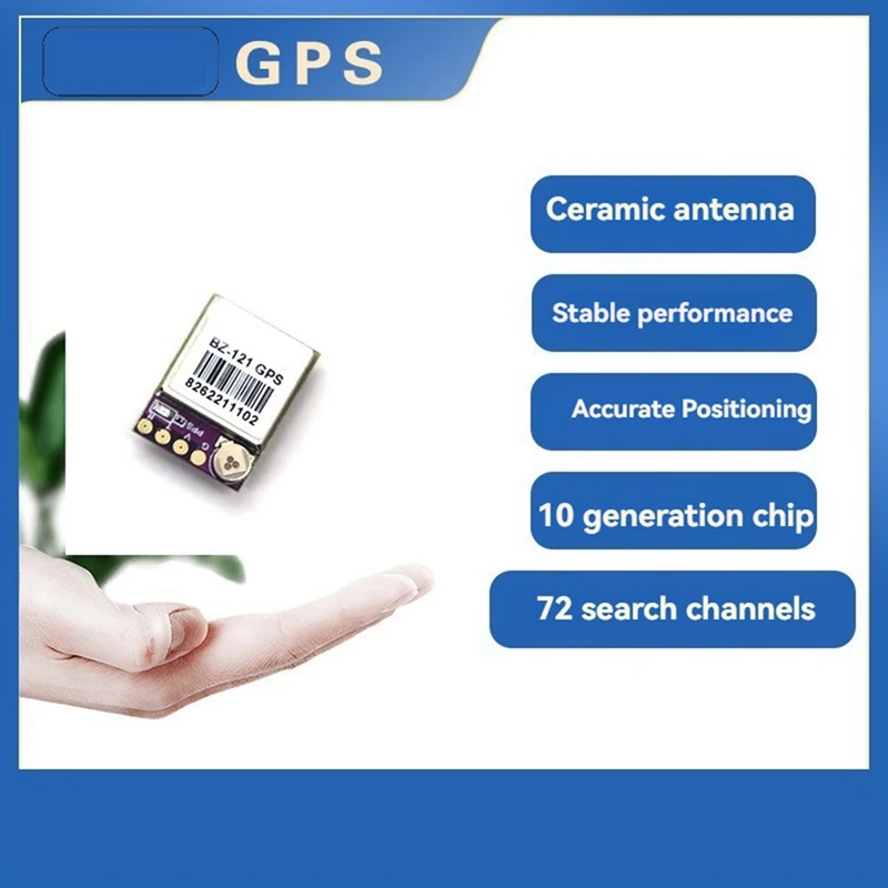BZGNSS BZ-121 GPS-модуль с двумя протоколами FPV возврат для управления полетом с фиксированным крылом, детали спасательного дрона