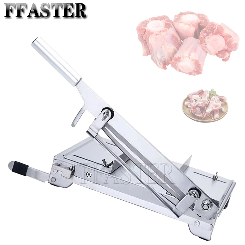 Stainless Steel Meat Slicer Meat Slicer Bone Cutting Machine Minced Lamb Bone Meat Cutter Chicken Duck Fish Ribs Lamb Cutting