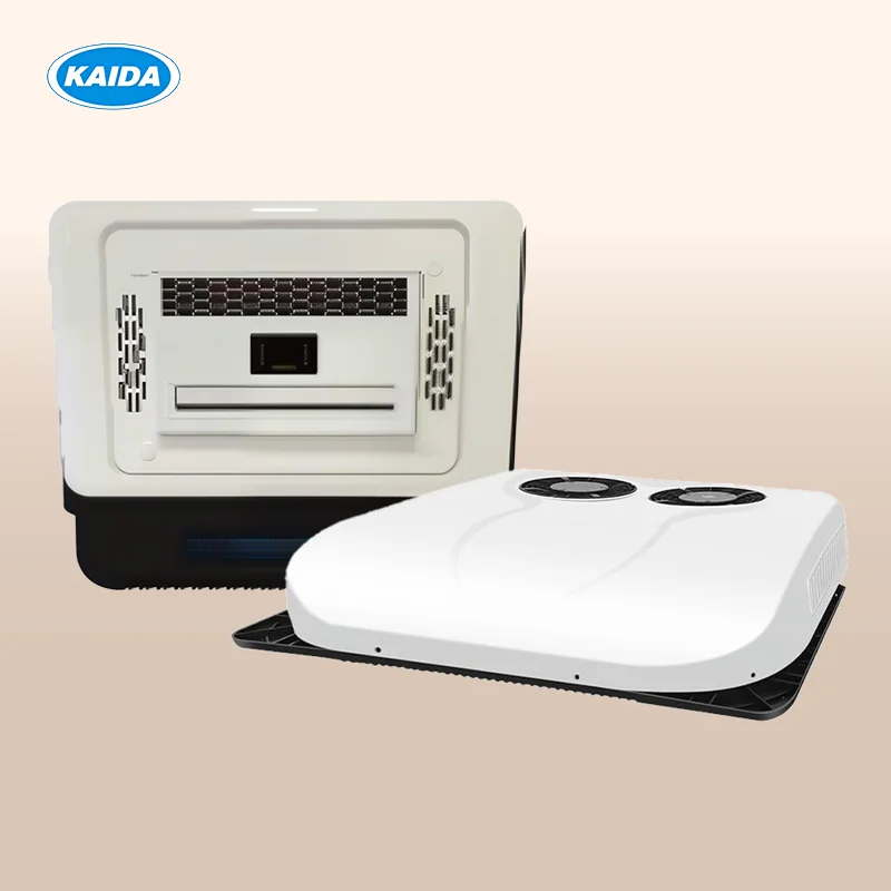 

12V Truck Parking Air Conditioner Dual Fan New No-Idle Design Energy-Saving Battery Safe For Semi Trucks Driver Comfort