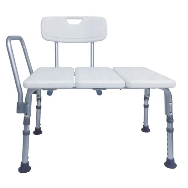 Elder Shower Bath Seat Medical Adjustable Bathroom Bath Tub Transfer Bench Stool Chair