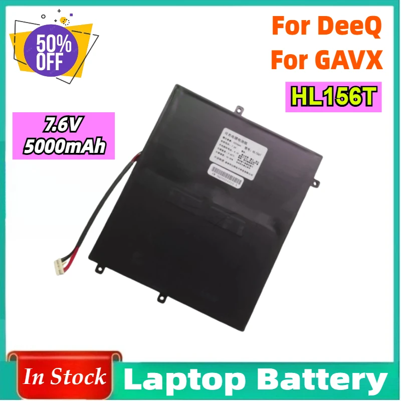 

HL156T 7.6V 5000mAh Laptop Battery for DeeQ 15.6Inch AP156 A156-i3 A156-i5 GAVX P50 Notebook