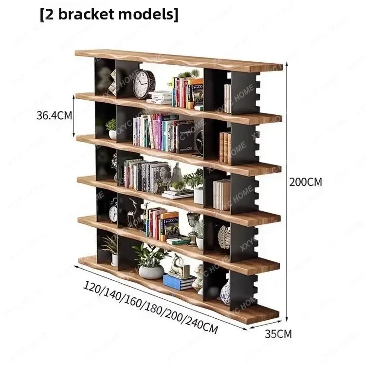 Q8 CXDZ Floor-to-Ceiling Multi-Layer Bookshelf Storage American Multifunction Living Room Book Cases Regałna Ksiażki Home