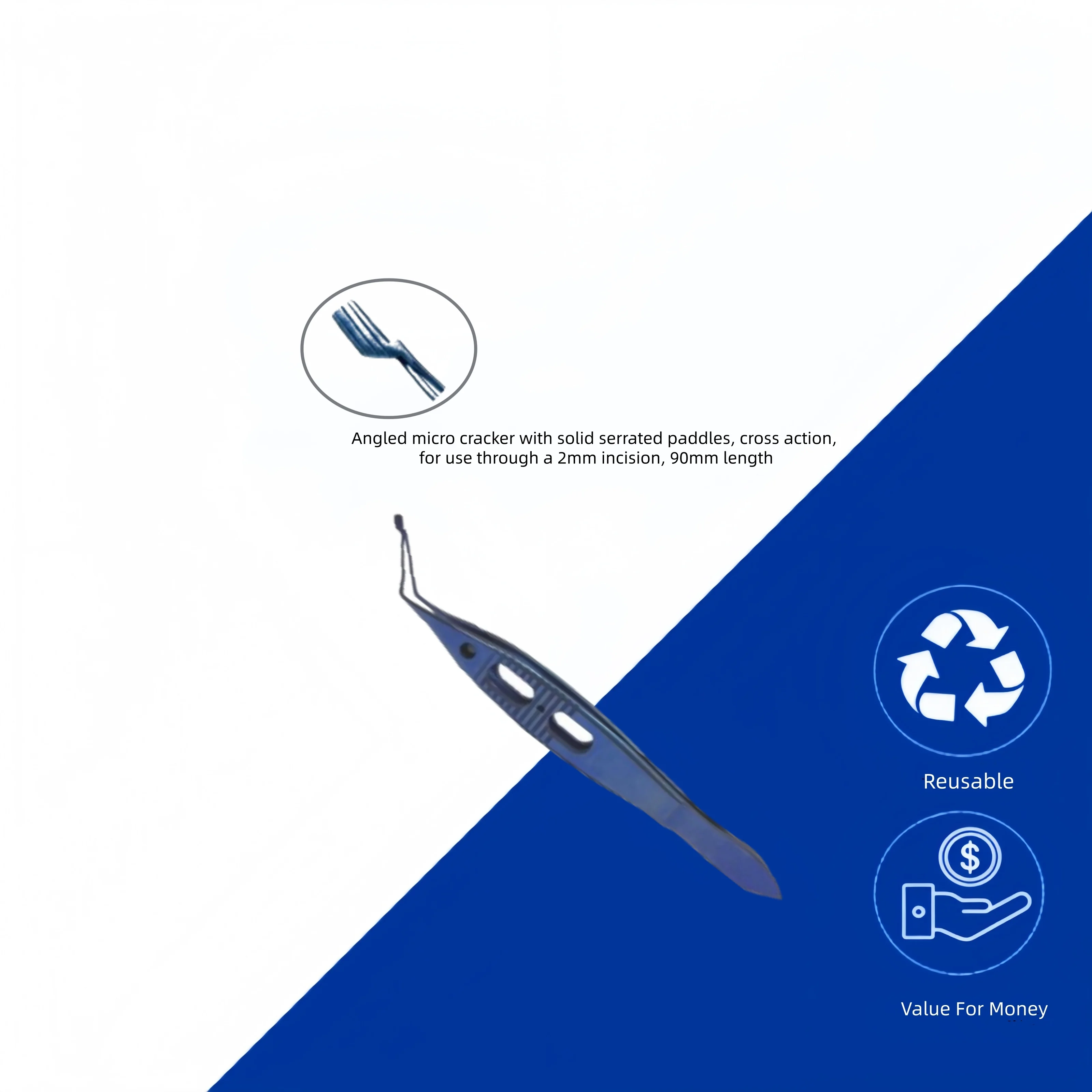 안과용 겸자 기구 아카호시 콤보 프리초퍼 핵분쇄기