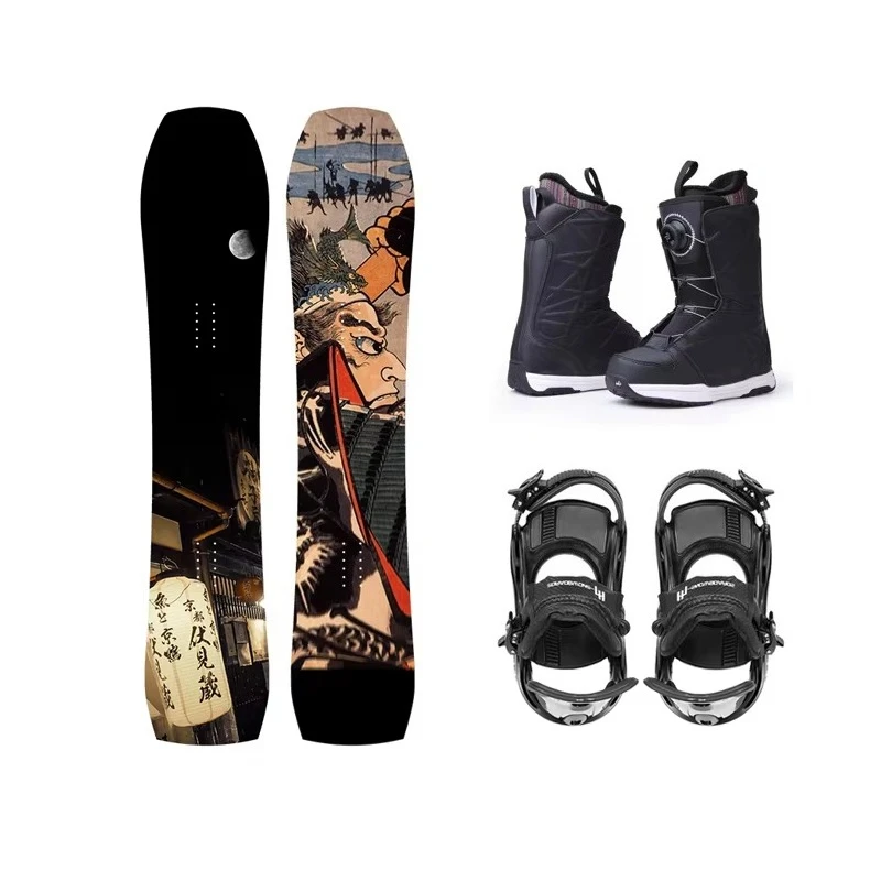 Hot Selling Directional Freeride Snowboard Binding and Boot Snowboarding Sets
