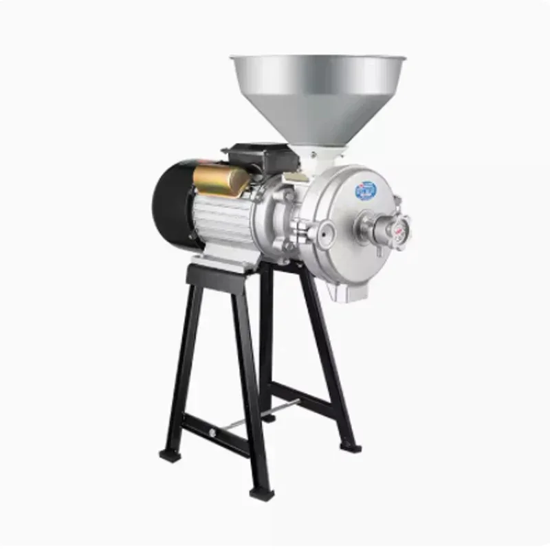ماكينة الطحن الكهربائية 220 فولت مسحوق الحبوب التوابل كسارة الذرة المنزلية التجارية الرطبة والجافة مطحنة الطعام مطحنة الدقيق