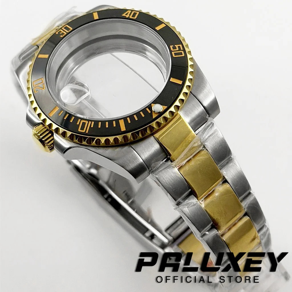 Diver NH35 40mm Waterproof Ceramic Bezel For NH34 NH35 NH36 NH38 NH70 ETA2824 Movement Sapphire Glass Watch Case 28.5mm Dial