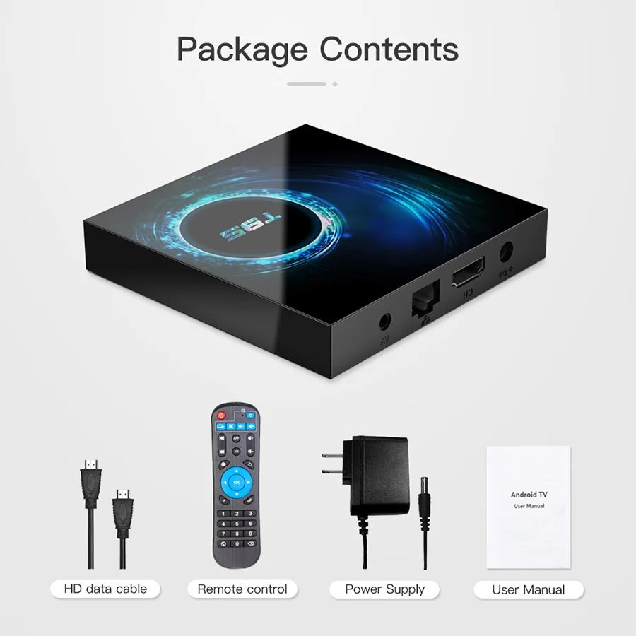 T95 H616 Smart Android TV Box Android 10 Wifi Support BT 6K 3D YouTube Google Play 4G 64GB Set Top Box 2022 Media Player