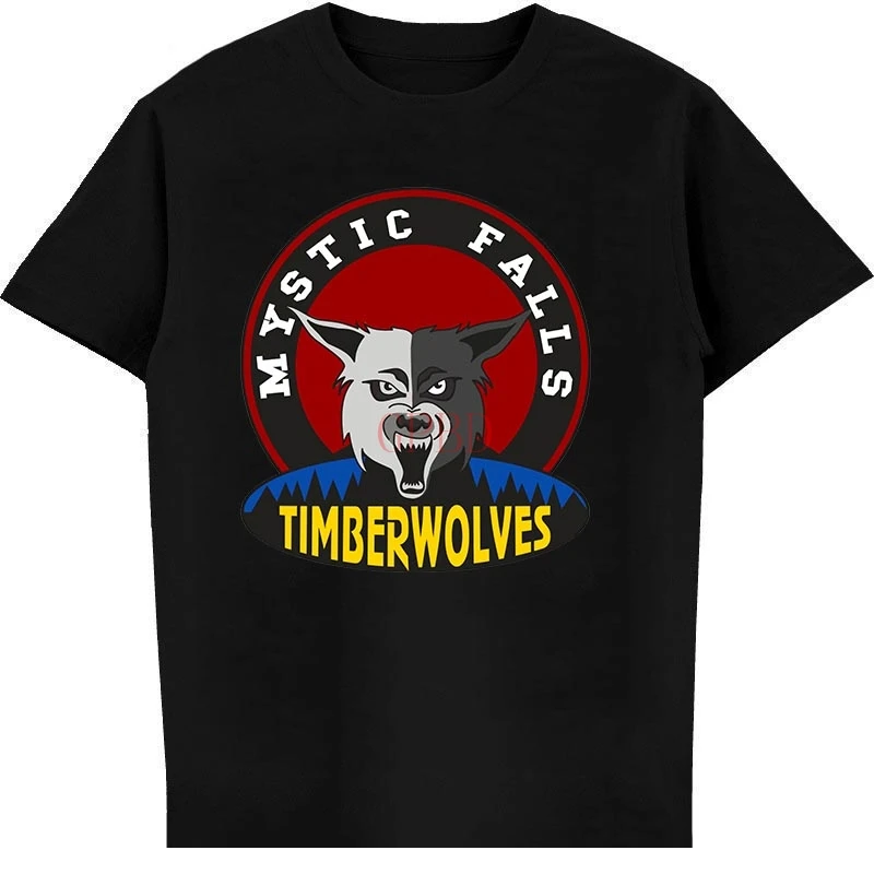 Mystic Falls Timberwolves High School The Vampire Diaries T-shirt