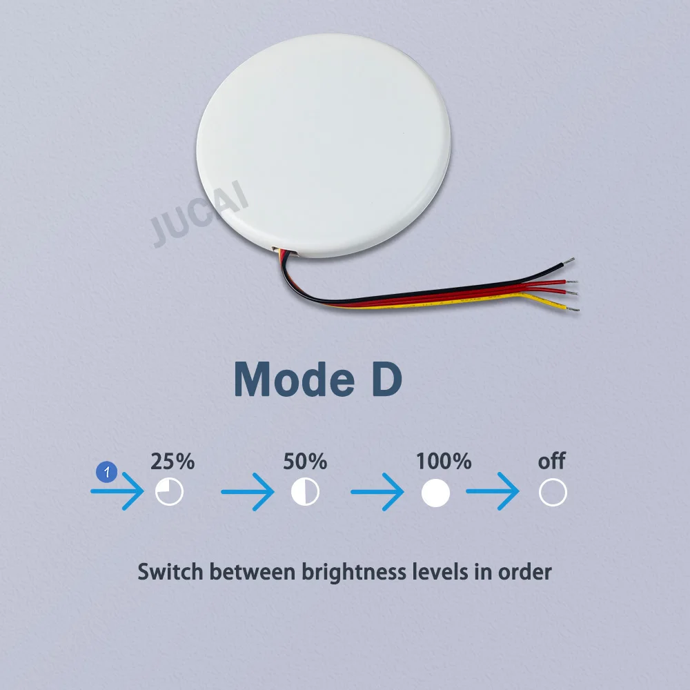 مفتاح مستشعر اللمس الذي يخترق، خافت، مفتاح خالي من الاتصال 5-24 فولت 60 وات 5 أمبير. تركيب مخفي/مثبت لأضواء شرائط LED #5