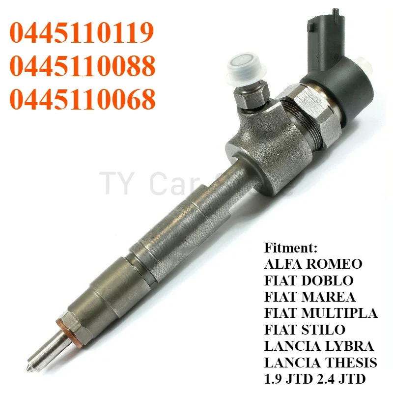 0445110119 0445110088 0445110068 New Diesel Fuel Injector For ALFA ROMEO 147 156 166 FIAT Stilo LANCIA LYBRA 1.9JTD 2.4JTD 2001-