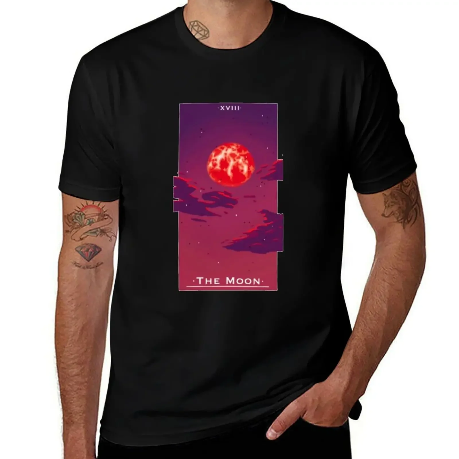 Blood Moon T-Shirt graphic tee shirt street wear basketball graphic tees shirts men graphic