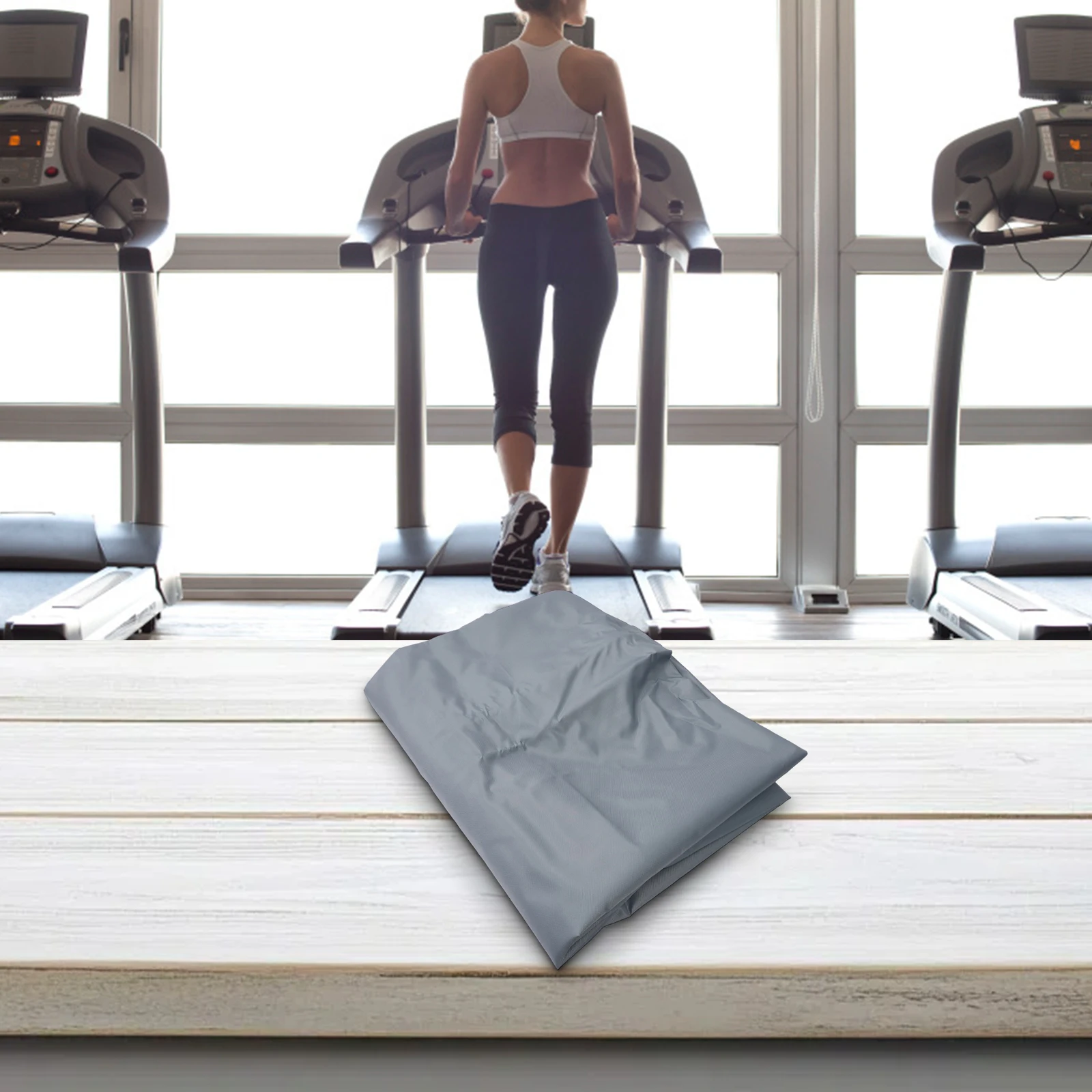 Sturdy Walking Pad Cover Constructed from Oxford Fabric Offers Consistent Dust and for Home Fitness Environments