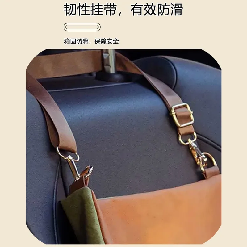 Waterproof Faux Leather Pet Car Seat Non Slip Portable Dog Bed Soft Thickened Cushion for Small Animals Travel Safety Nest