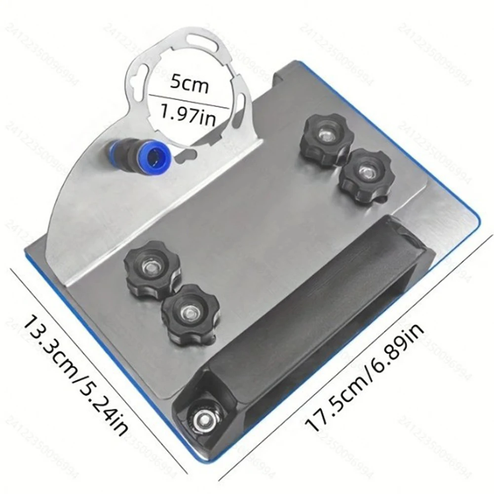 

Подставка для угловой шлифовальной машины для плитки, камня, резка фаски 45 градусов, регулируемая кромка, направляющая рама подходит для проектов шлифовальной машины типа 100