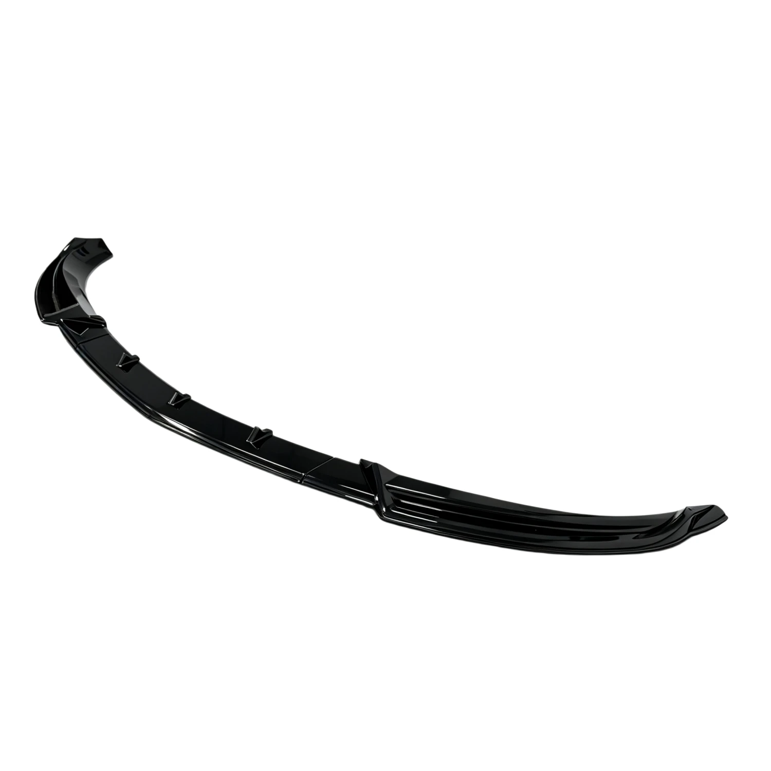 For Mercedes-Benz C Class W204 S204 C200 C220 C250 AMG Line 2007-2011 Pre-Facelift Car Front Bumper Lip Splitter Spoiler Bodykit view 5