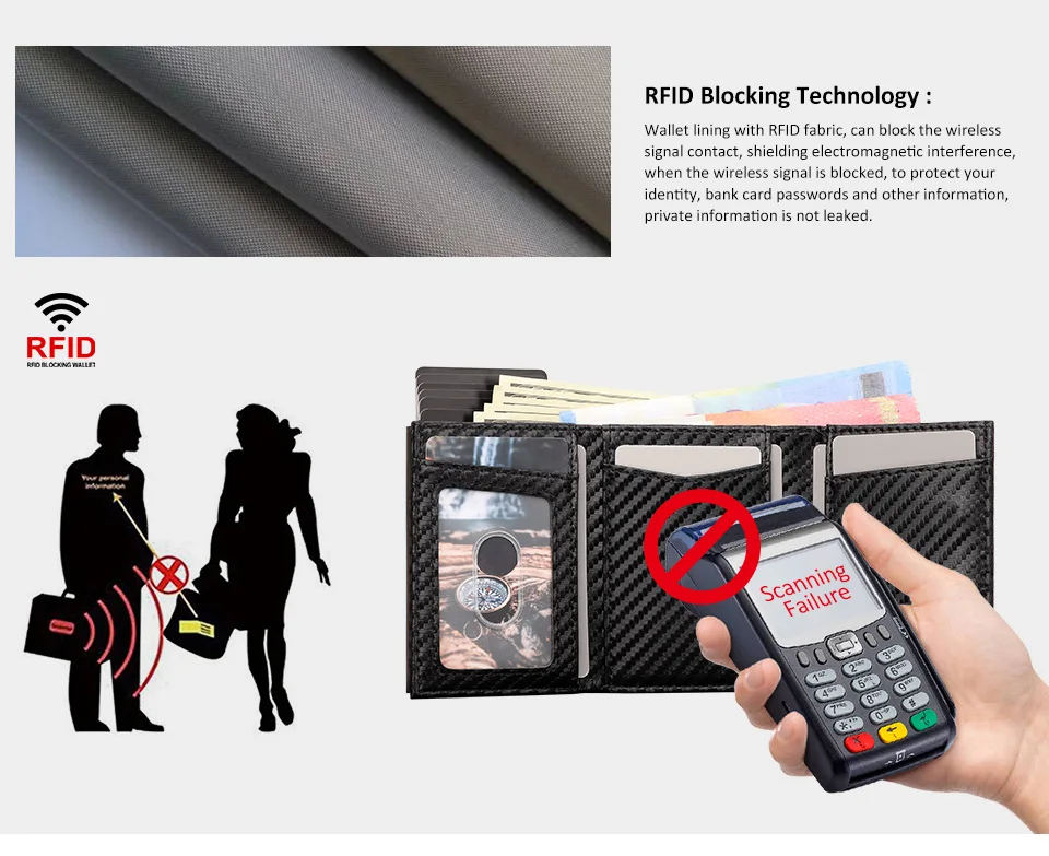 Airtag-Geldbörse für Herren aus Kohlefaser, RFID-Blockierung, Pop-Up-Kartenhalter aus Aluminium, schlanke männliche intelligente Vordertasche mit Banknotenfach – Detail 4