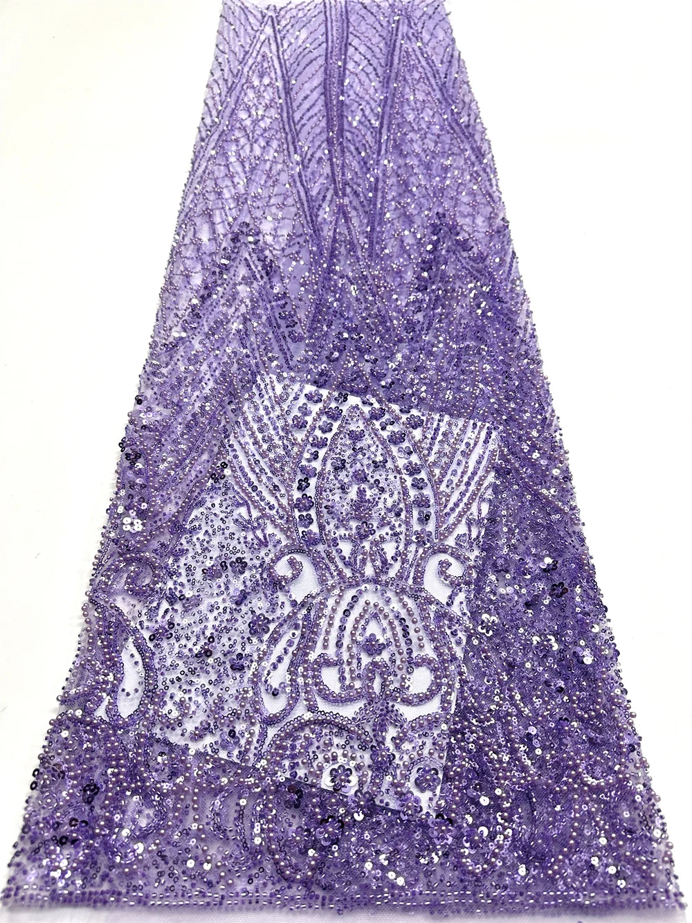 

African Groom Lace Fabric 5 Yards Latest Nigerian Lace Fabric 2026 High Quality Embroidered Fabric Mesh Lace French Sequins Lace