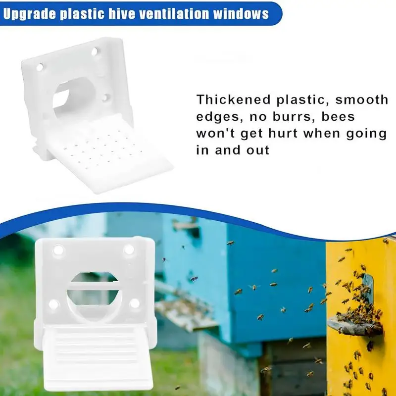 Bienen-Eingangsreduzierer, Eingangstor für Beebox, multifunktionaler Bienenstock-Türreduzierer für die Bienenzucht im Freien, Bauernhof