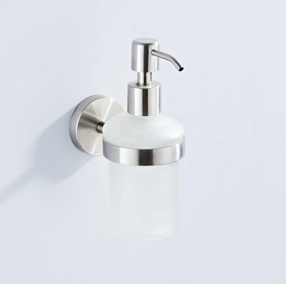 

304 Stainless Steel Wall-mounted Manual Soap Dispenser 200ML Shampoo, Body Wash Bottle Hand Wash Box