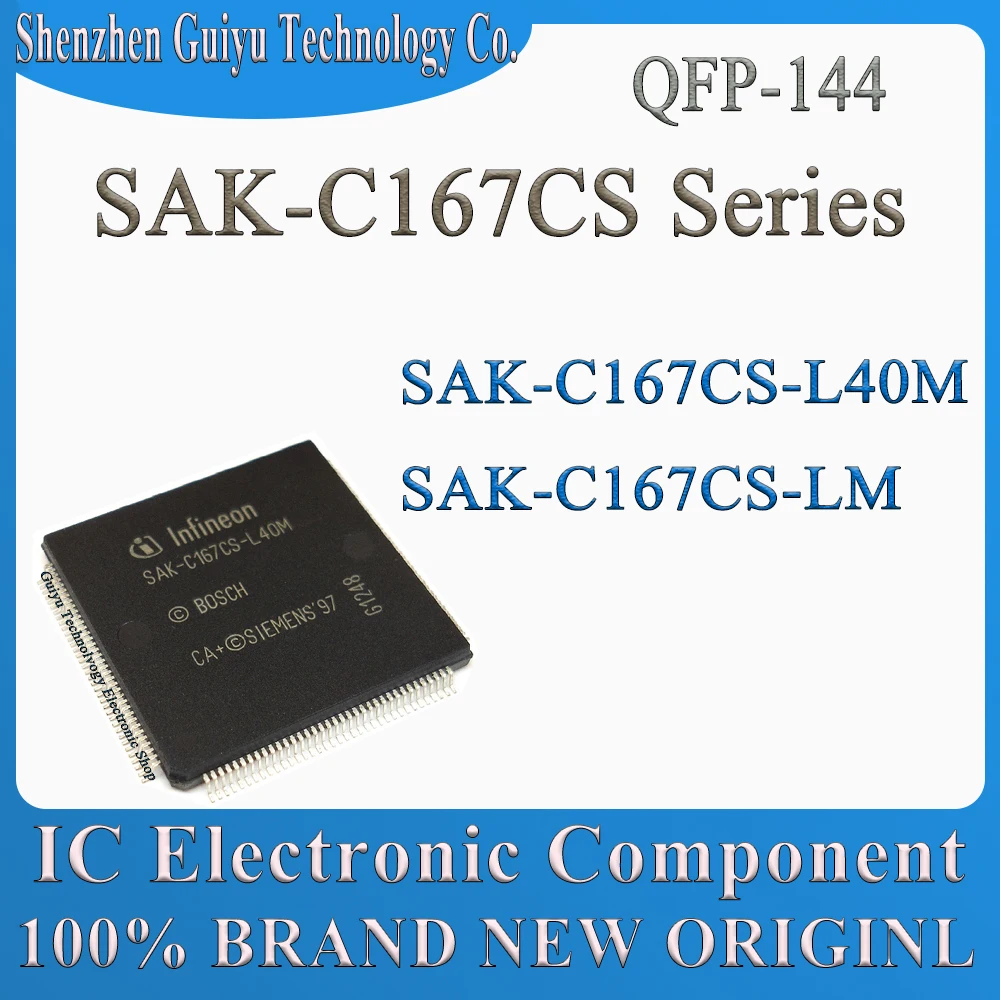 SAK-C167CS-L40M SAK-C167CS-LM SAK-C167CS-L SAK-C167CS SAK-C167C SAK-C167 SAK-C167-LM C167 C167CS SAK QFP-144 IC Chip