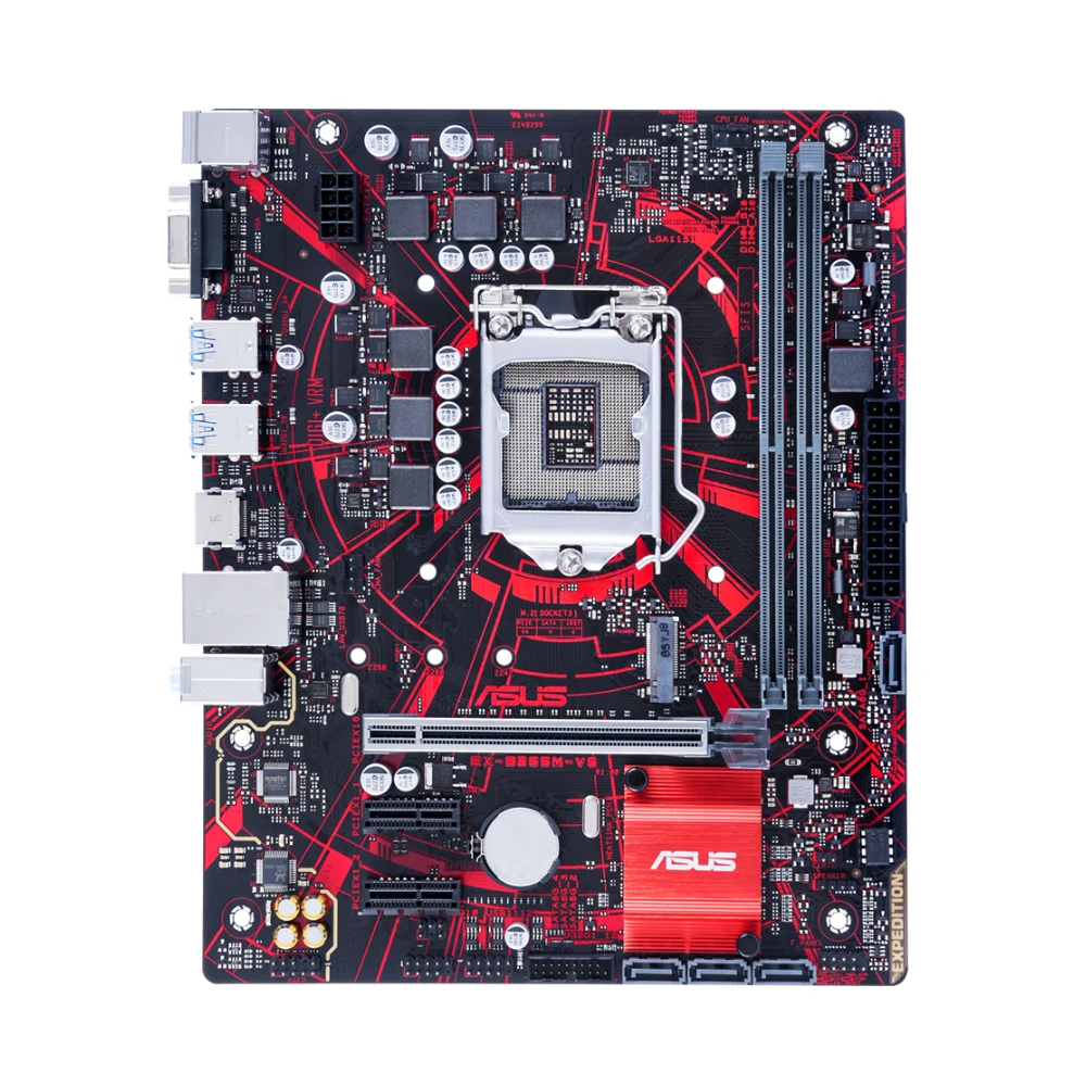 Placa base ASRock B365M LGA 1151 Intel B365 DDR4 2666 compatible con procesadores Intel Core de 9.a y 8a generación PCIe 3,0 USB 3,1 Micro ATX