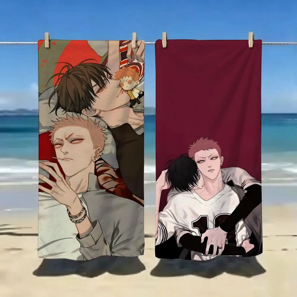 Anime 19 Days Towel ultra-fine fiber quick drying absorbent bath towel, outdoor swimming sports towel