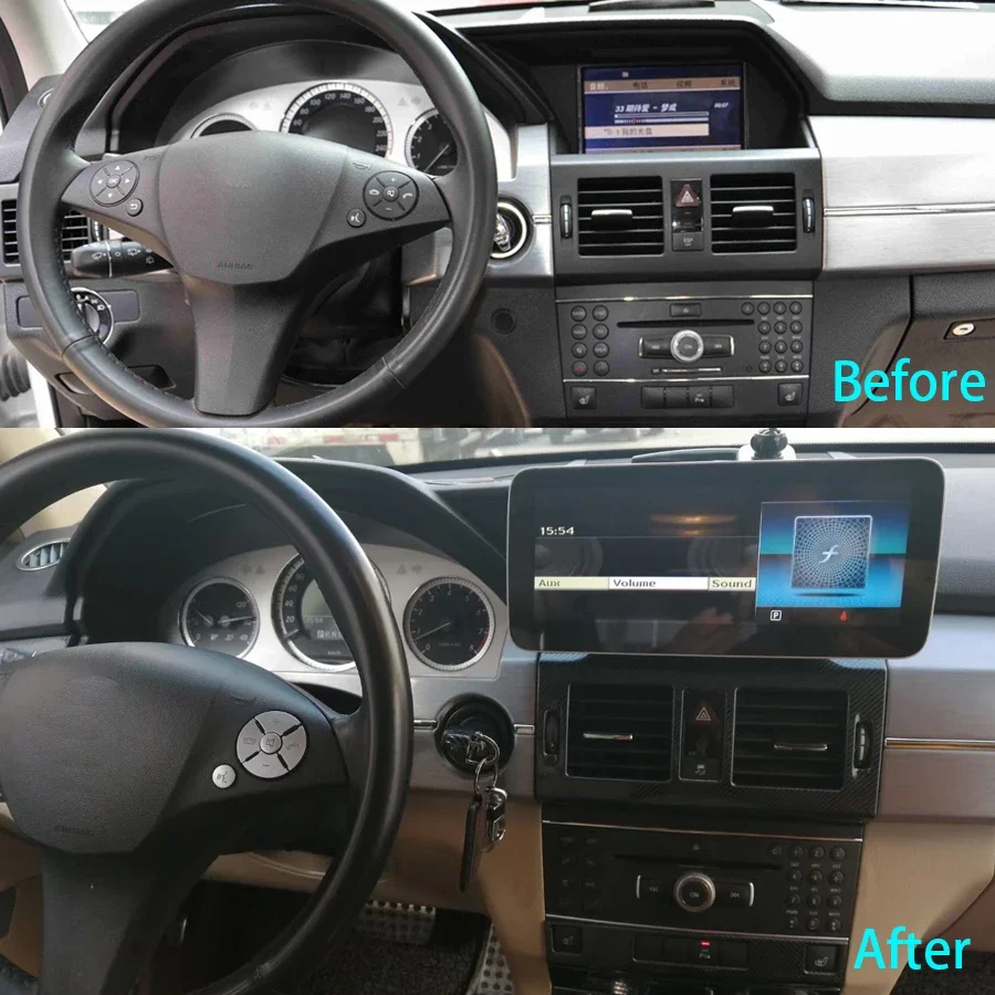 

Android 13.0 8G+256G For Mercedes-Benz GLK 2008-2012 Car Multimedia Player Stereo GPS Navigation Auto Radio Head unit DSP IPS