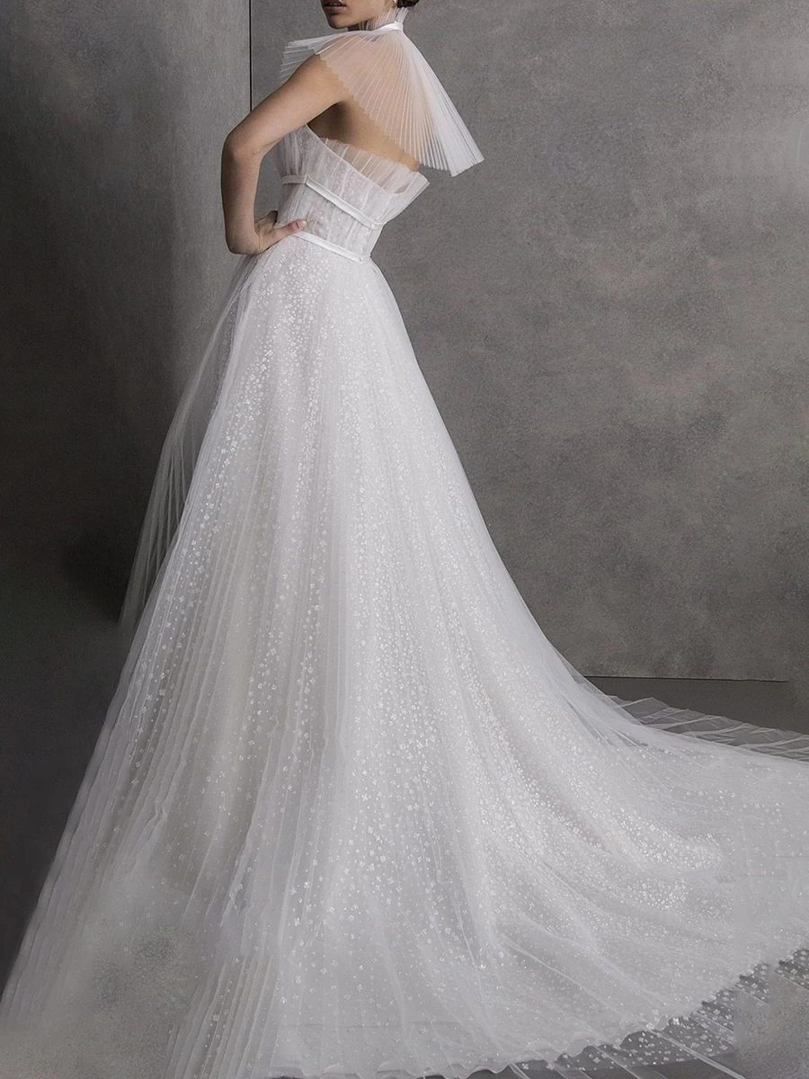 Exquisite Formal Evening Dresses Sexy Off the Shoulder Floor Length Court Train Jacquard Lace Party Prom Dress for Women 2025