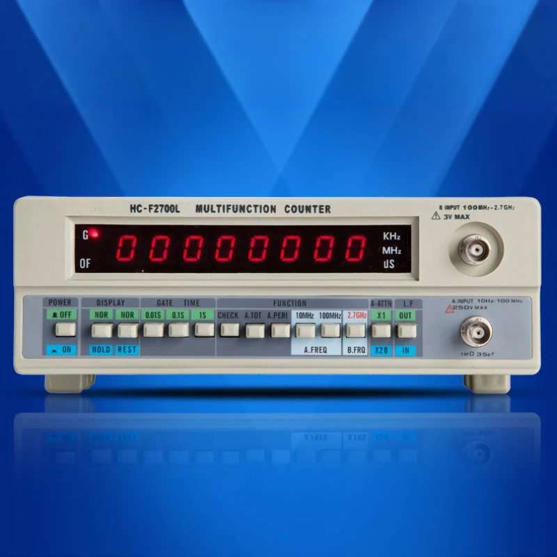 HC-F2700L Frequency Meter 2.7G Frequency Crystal Oscillator Signal Counter Test 8-bit LED Display