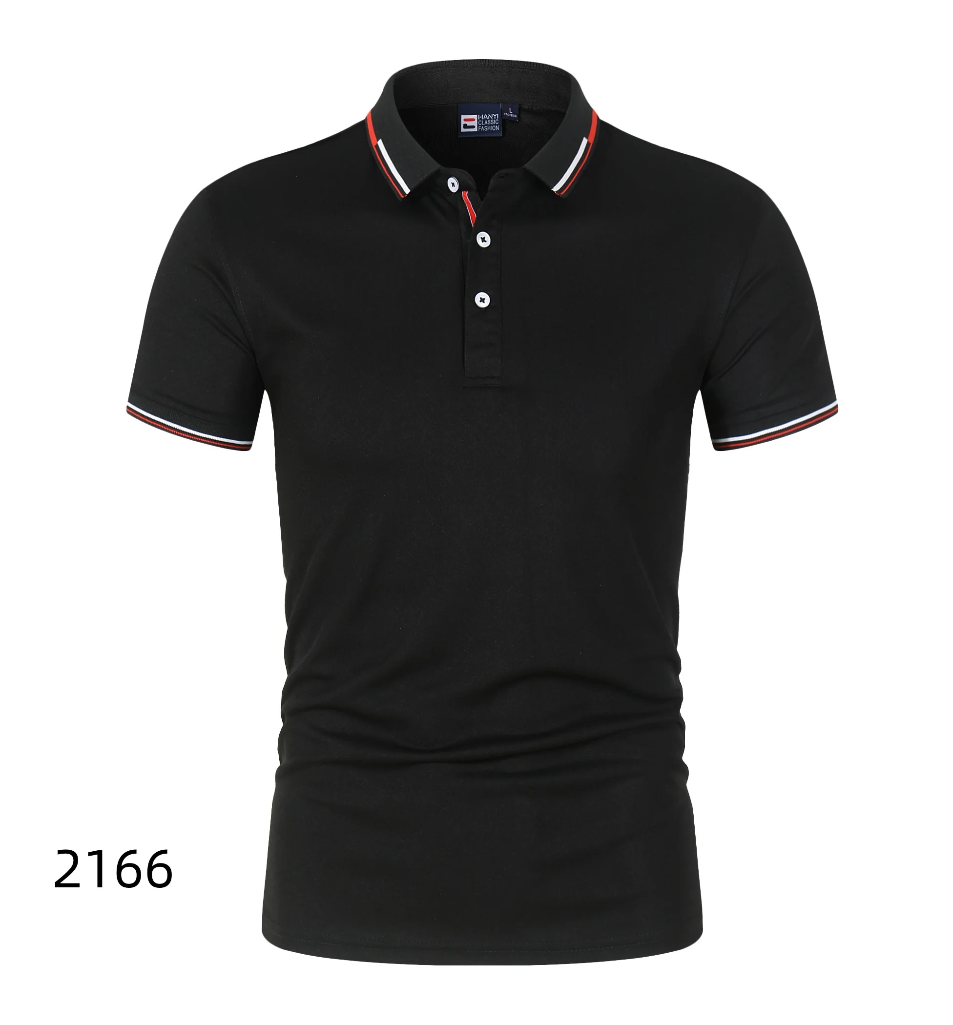 قمصان بولو رجالية صيفية رفيعة بأكمام قصيرة، قميص بولو رياضي كاجوال، ملابس علوية للرجال #5