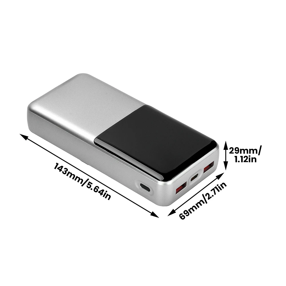 22,5W Schnelllademodul PD QC TFT Farbdisplay DIY Powerbank-Kit 3,7V Li-Ionen-Akku Vierfacher Sicherheitsschutz – Detail 24