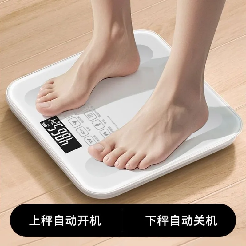 Smart Body Fat Scale USB Rechargeable High Precision Digital Weight Scale, Home Body Composition Scale for Fitness Weight Loss