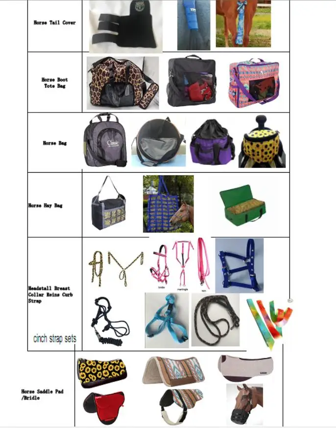2025 حقيبة تغذية الحصان المطبوعة المخصصة حقيبة القش #4