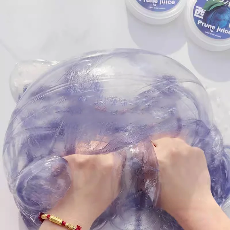 Transparent Slow Rising Simulated Juice Squishy Toy, Ideal Stress-Relief and Facial Sensation Gift for Birthdays