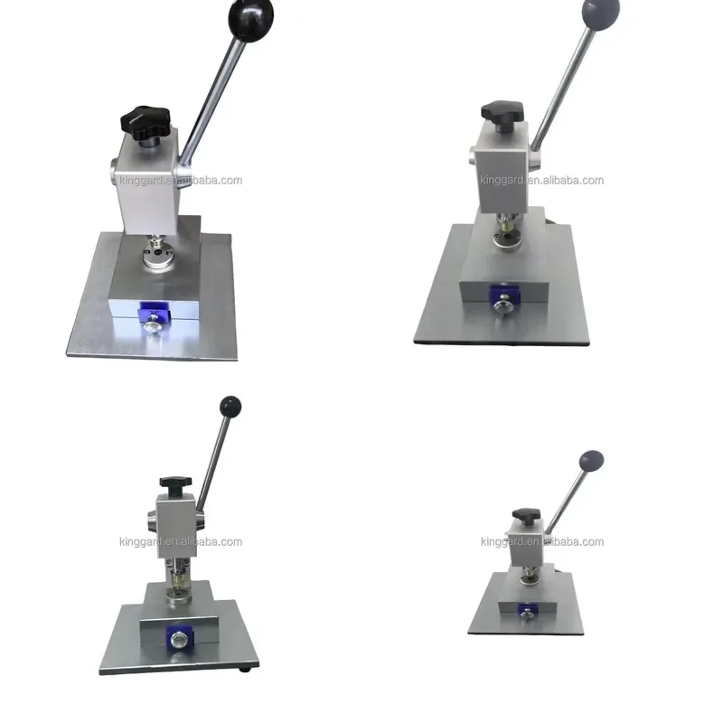 Diaphragm Sample Cutter Button Battery Production Line Equipment Lithium Battery Lab Equipment Manual Punching Machine