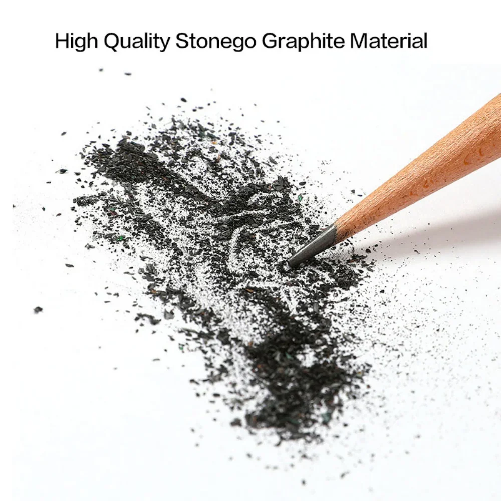 STONEGO 2B Non-toxic Standard Sketch Pencils Students Writing Special Hexagonal Children Drawing pencil Exam Pencil