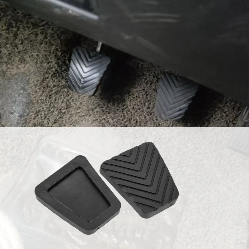 

Rubber Brake Pedal Cover 2pcs Car Clutch Brake Pedals Accelerator Pedal Rubber Pad Cover 32825-36000 for Kia Rio Modern IX35
