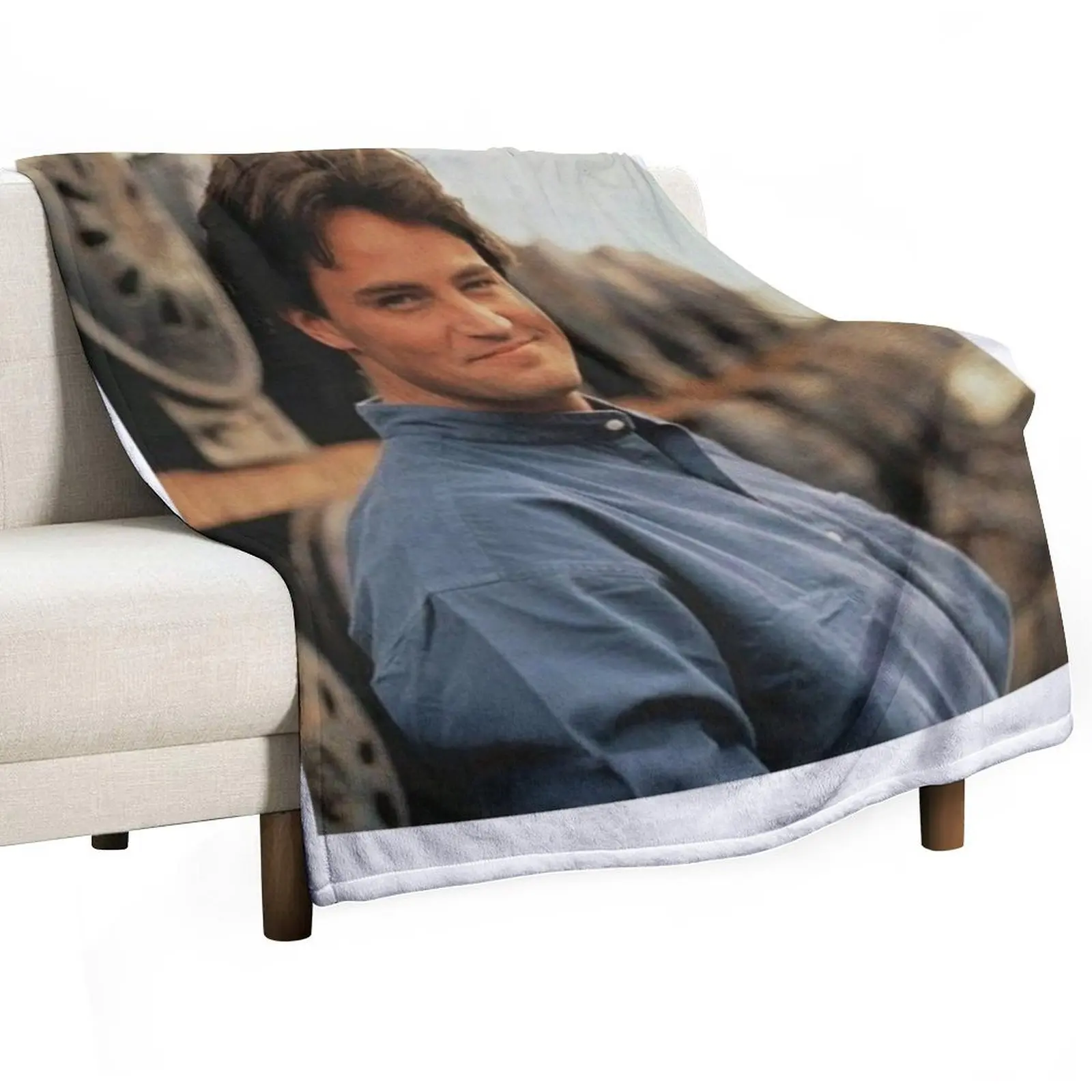 

Matthew Perry Throw Blanket Soft Plaid Decorative Sofa Decorative Sofas Soft Big Blankets