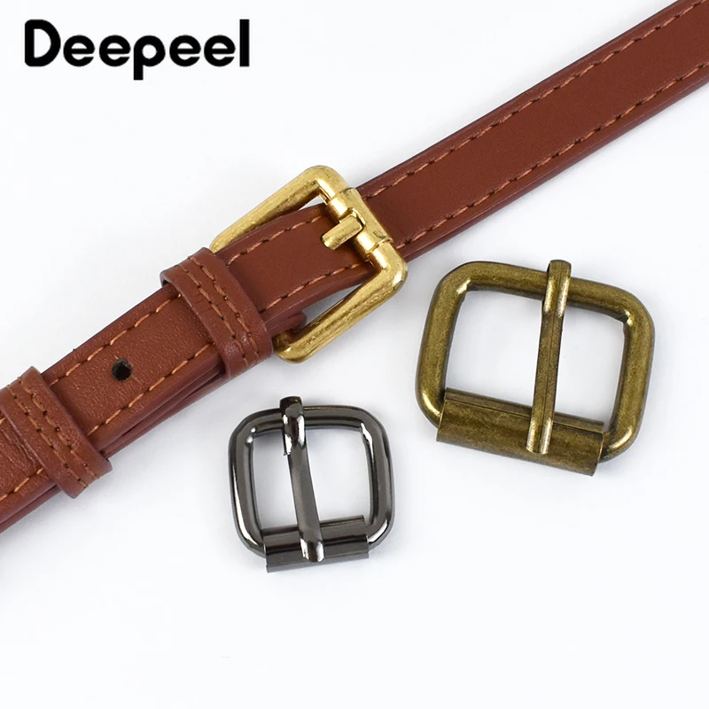 10Pcs 13-38mm Metal Buckles for Belt Shoes Bag Strap Webbing Slider Adjust Roller Pin Buckle DIY Leather Craft Accessories