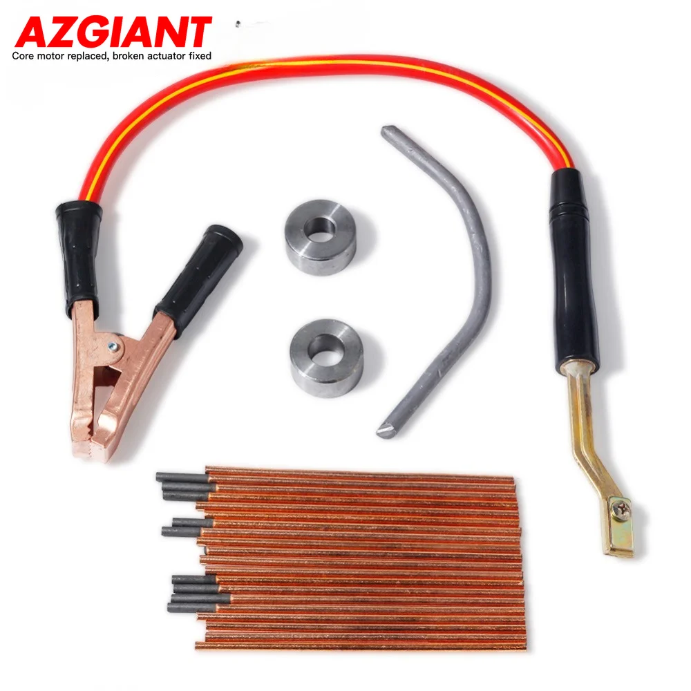 AZGIANT Car Battery Pure Copper Battery Post Joint Repair Pole Pile Head Clamp Mold Lead Rod Welding Torch Carbon Rod