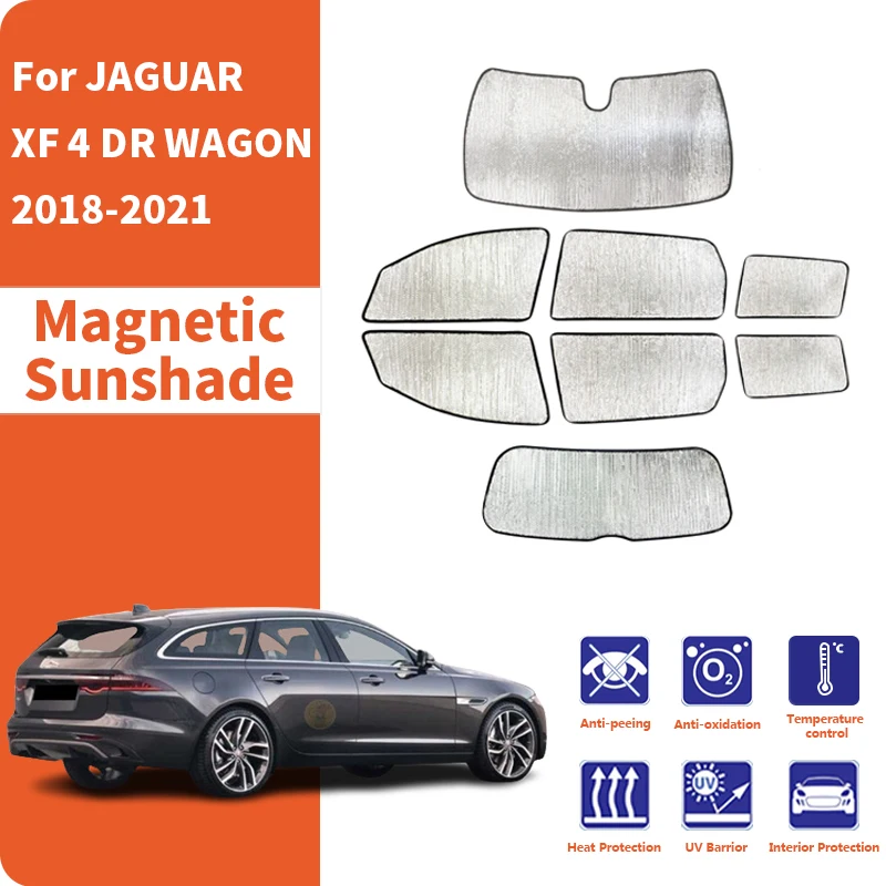 Custom Car Window Sunshade Anti-UV Car Sun Window Visors Sunshade Covers Accessories For JAGUAR XF 4 DR WAGON 2018-2021