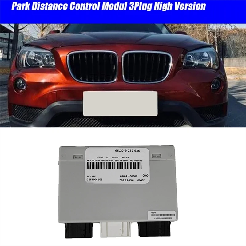 Car PDC Park Distance Control Unit 66209252636 For BMW X1 E84 2008-2015 3Plug High Version Parking Module 66209 252 636