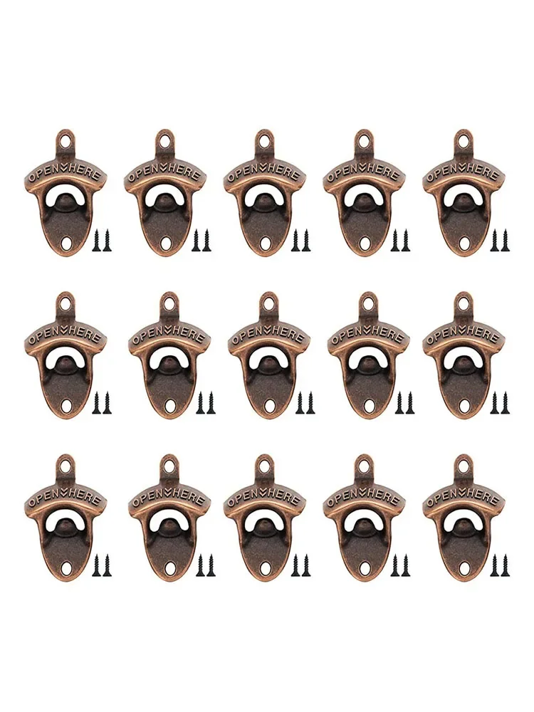 Ouvre-bouteille de bière ouvre-bouchon rétro mural ici ouvre-bouteille en alliage de Zinc adapté aux Bars