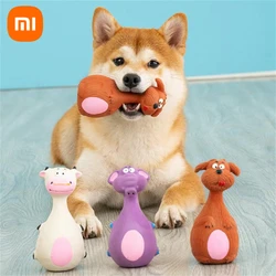 Xiaomi Latex Dog Toys Sound Squeaky Elephant Cow Animal Chew Pet Rubber Toys Small Large Dogs Bite Resistant Interactive Toy