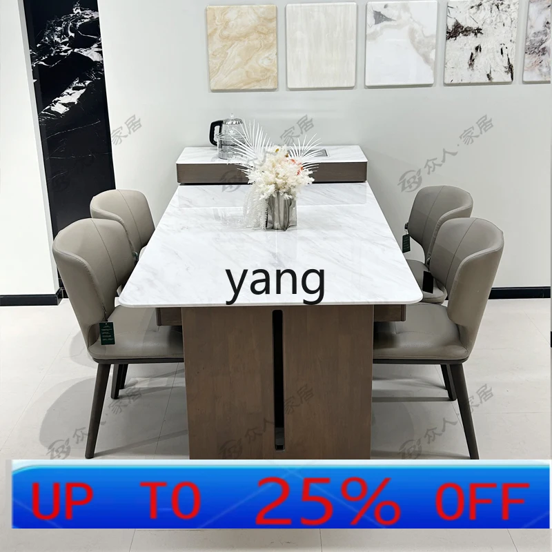 

Lh modern solid wood mahjong table dual-purpose automatic mahjong machine integrated household optional island cabinet