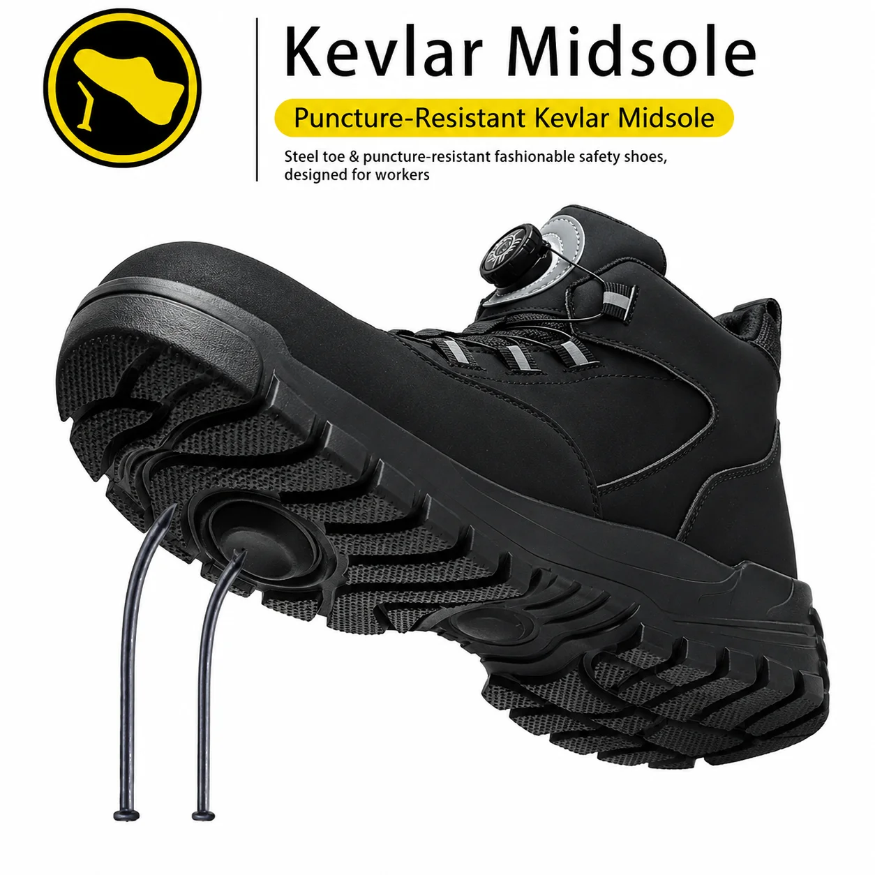 Industrial Men's Safety Boots  - Leather Work Boots review and price